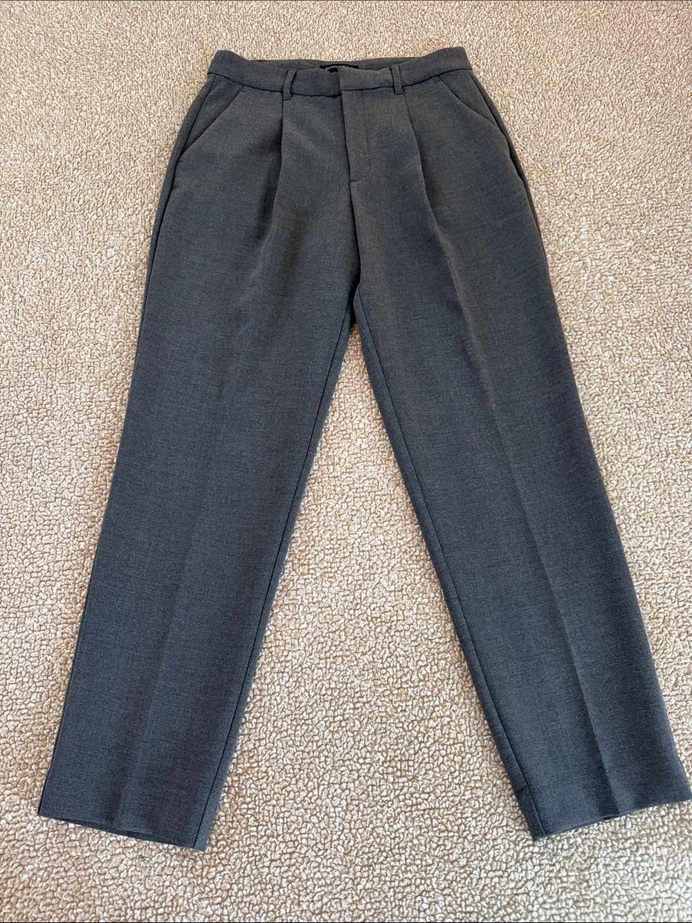 Banana Republic Charcoal Gray Tailored Trousers